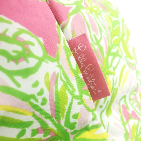 Lilly Pulitzer Pink Floral Bottle Opener Outer Pockets Bucket Style Tote… - Picture 8 of 14